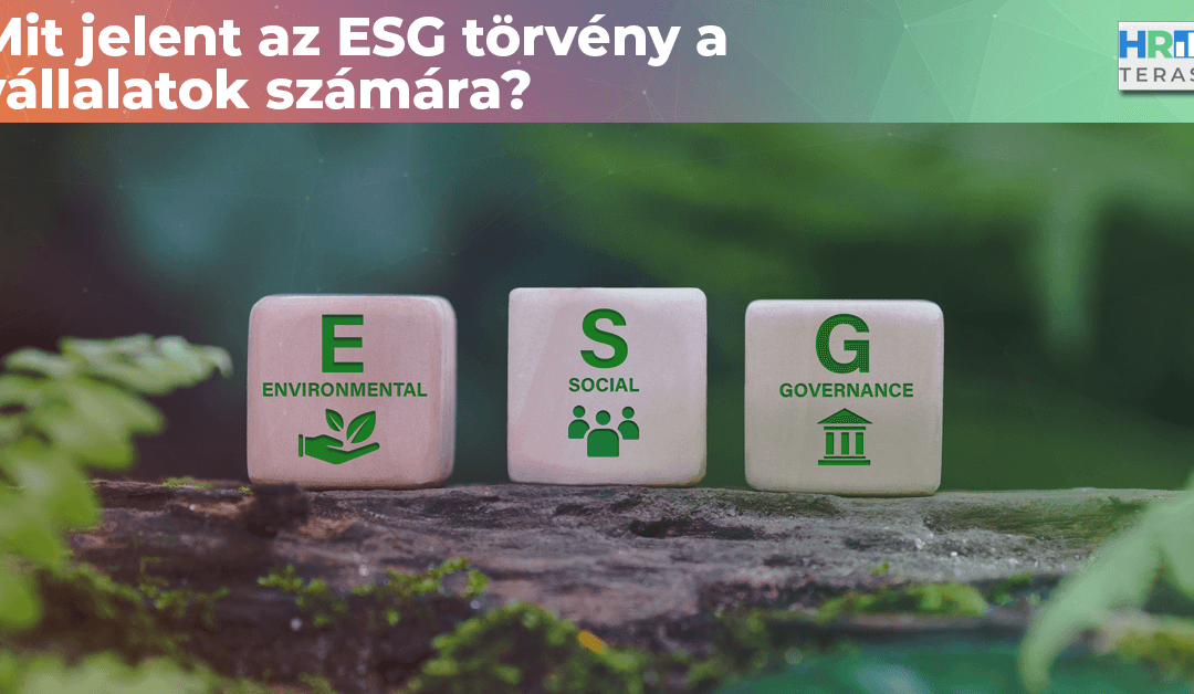 Mit jelent az ESG törvény a vállalatok számára?