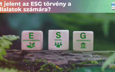 Mit jelent az ESG törvény a vállalatok számára?