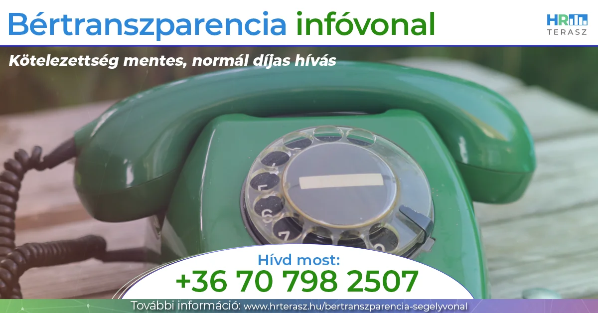 Bértranszparencia infóvonal HR Terasz