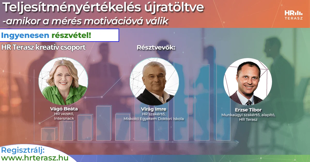 Teljesítményértékelés újratöltve -kreatív csoport-HR Terasz