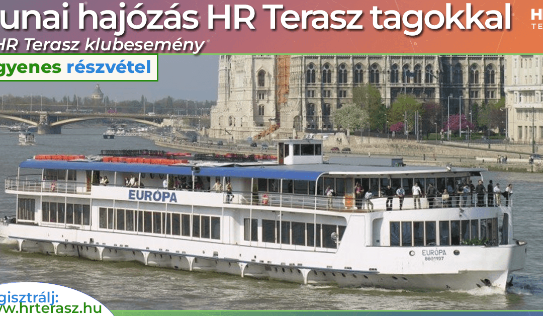 Dunai hajózás HR Terasz tagokkal-klubesemény