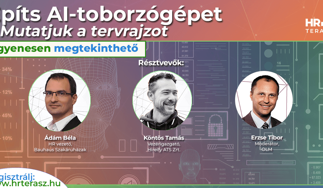 Építs AI-toborzógépet–Mutatjuk a tervrajzot